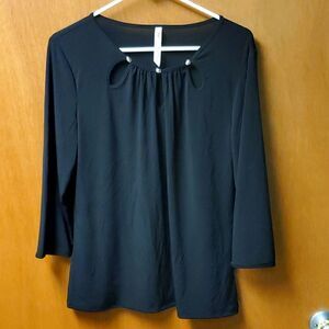NY Collection petite womans blouse, large